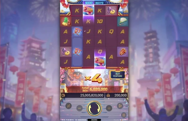 Prosperity Horse - koeffisient og total utbetaling i Cyber-Luxe Free Spins